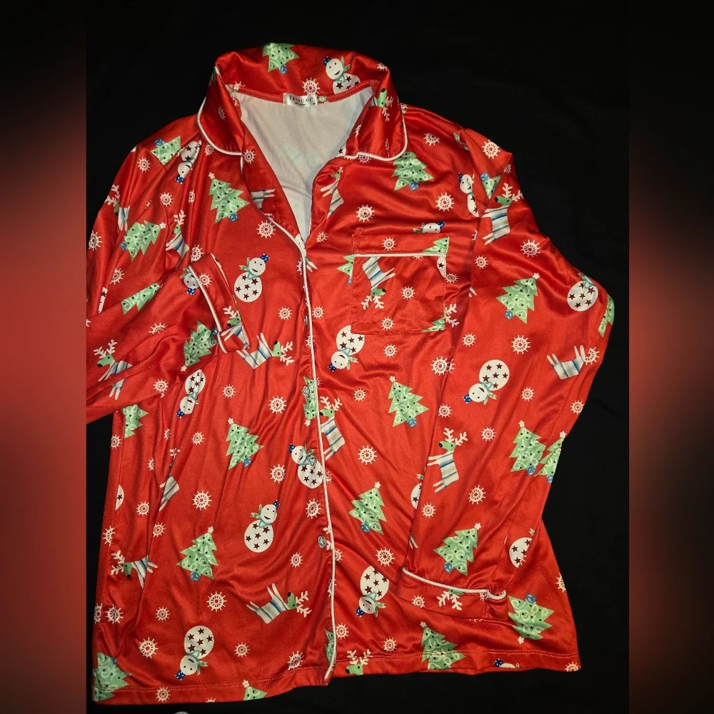 Womens Christmas Pajama Set Size M - Picture 9 of 9